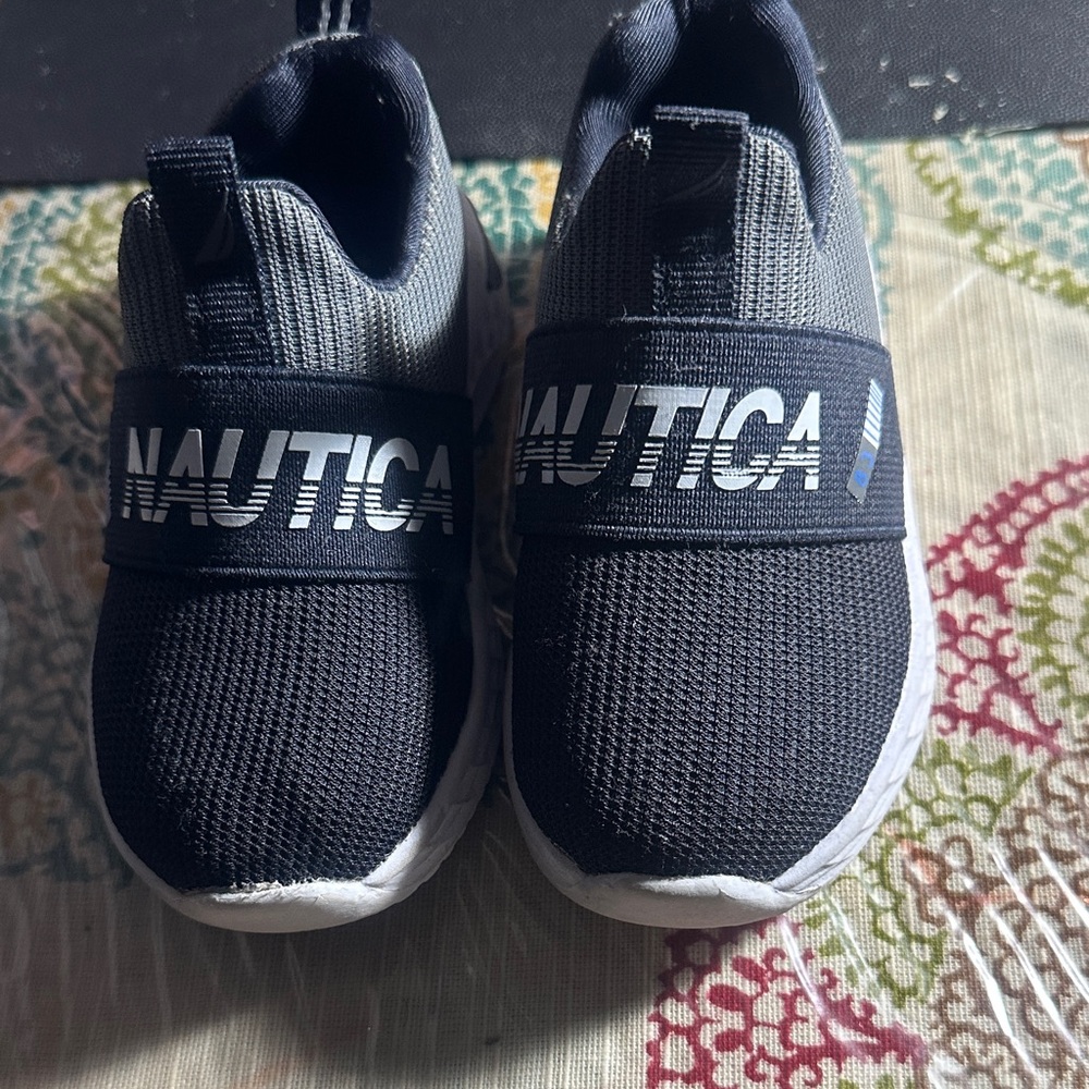 Nautica Kids' Navy and Gray Sneakers